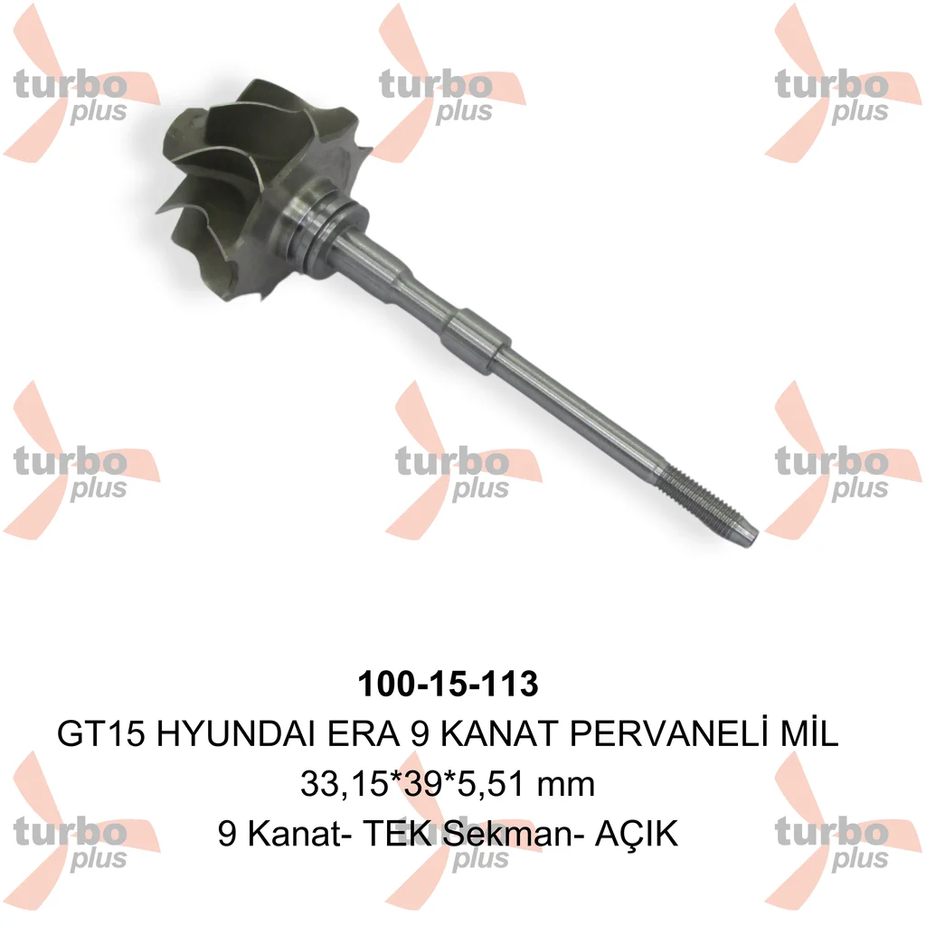 Otobir | GT15 HYUNDAI ERA 9 KANAT PERVANELİ MİL
