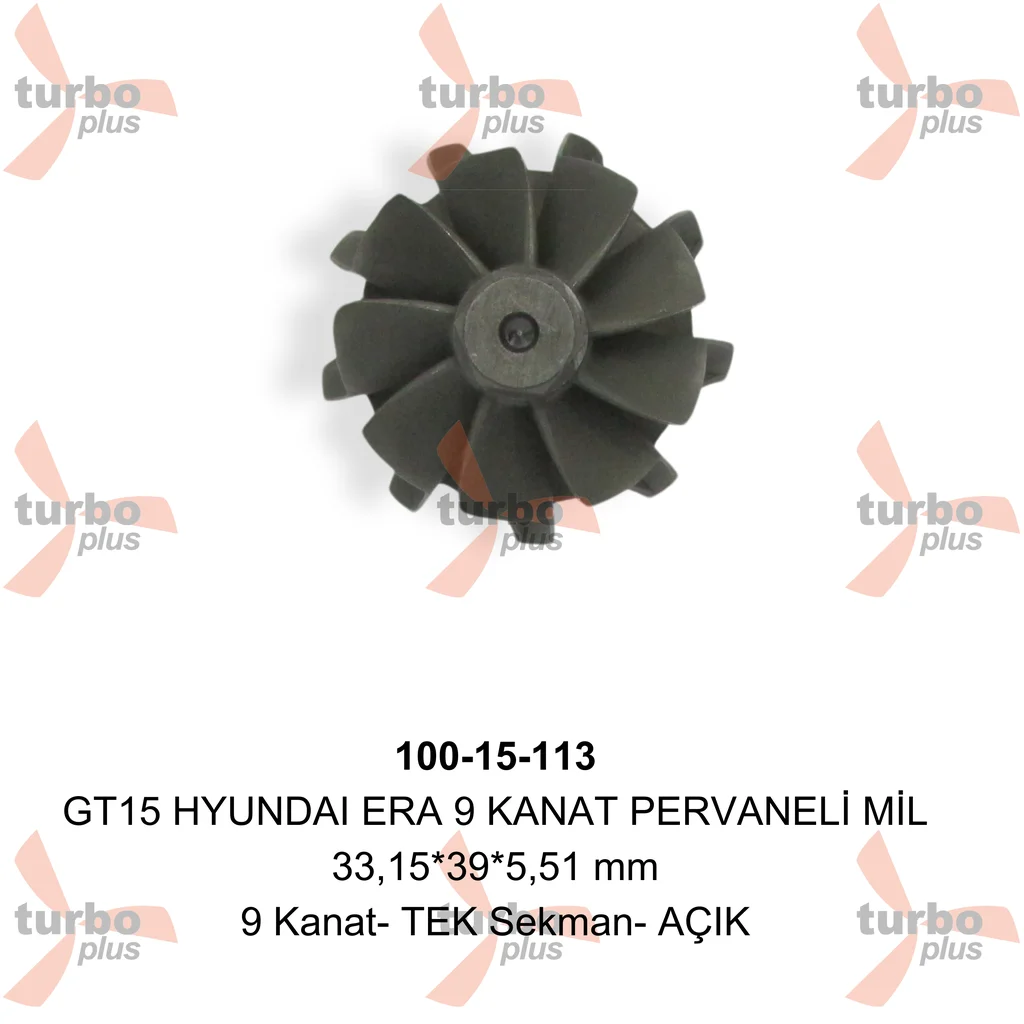 Otobir | GT15 HYUNDAI ERA 9 KANAT PERVANELİ MİL