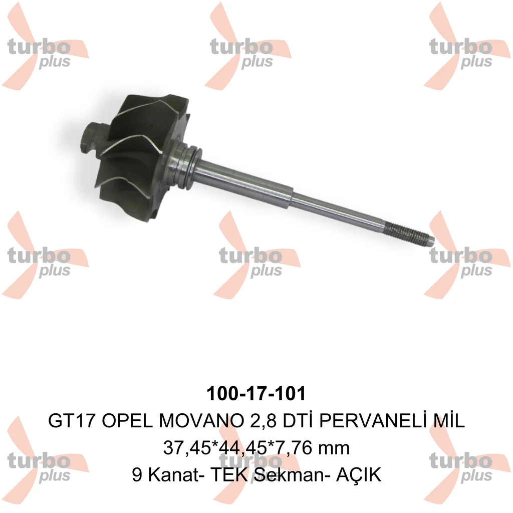 Otobir | GT17 OPEL MOVANO 2,8 DTİ PERVANELİ MİL