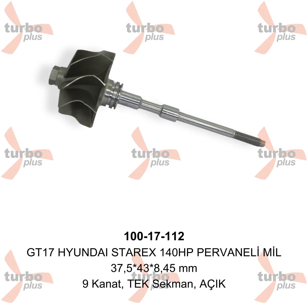 Otobir | GT17 HYUNDAI STAREX 140HP PERVANELİ MİL