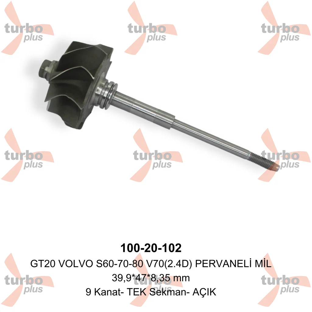 Otobir | GT20 VOLVO S60-70-80 V70(2.4D) PERVANELİ MİL