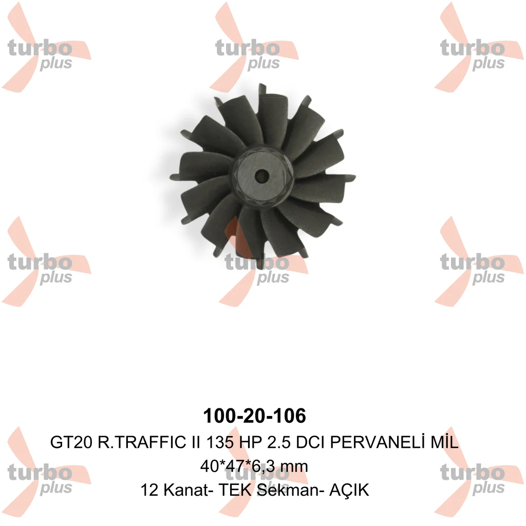Otobir | GT20 R.TRAFFIC II 135 HP 2.5 DCI PERVANELİ MİL