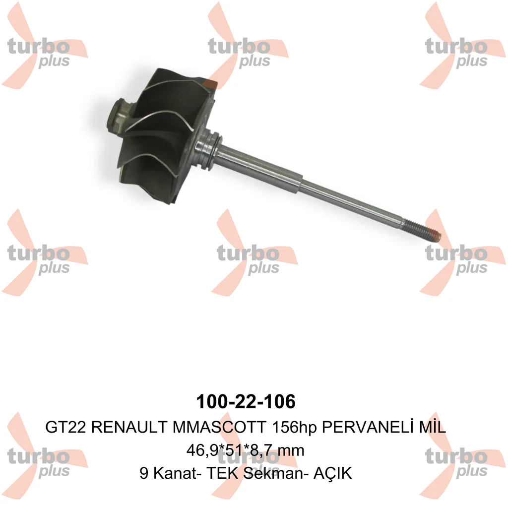 Otobir | GT22 RENAULT MMASCOTT 156hp PERVANELİ MİL