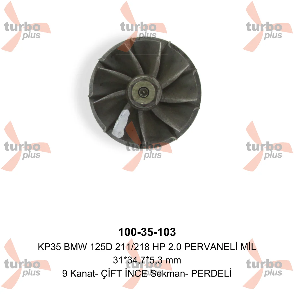 Otobir | KP35 BMW 125D 211/218 HP 2.0 PERVANELİ MİL