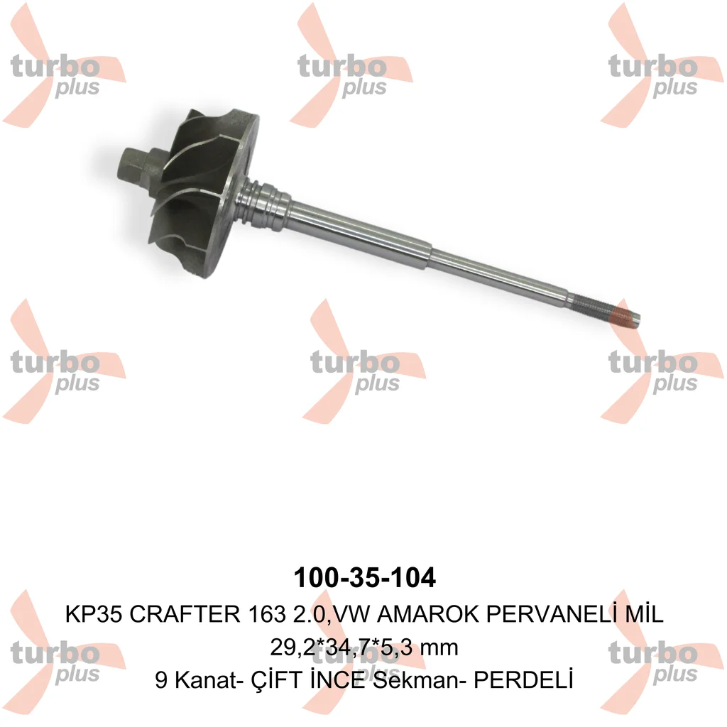 Otobir | KP35 CRAFTER 163 2.0,VW AMAROK PERVANELİ MİL