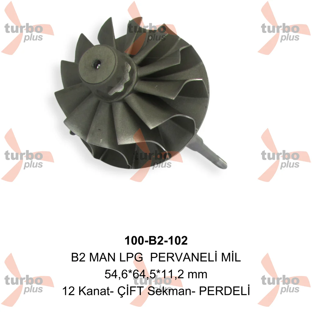 Otobir | B2 MAN LPG ( ÇİFT SEGMANLI- PERDELİ) PERVANELİ MİL