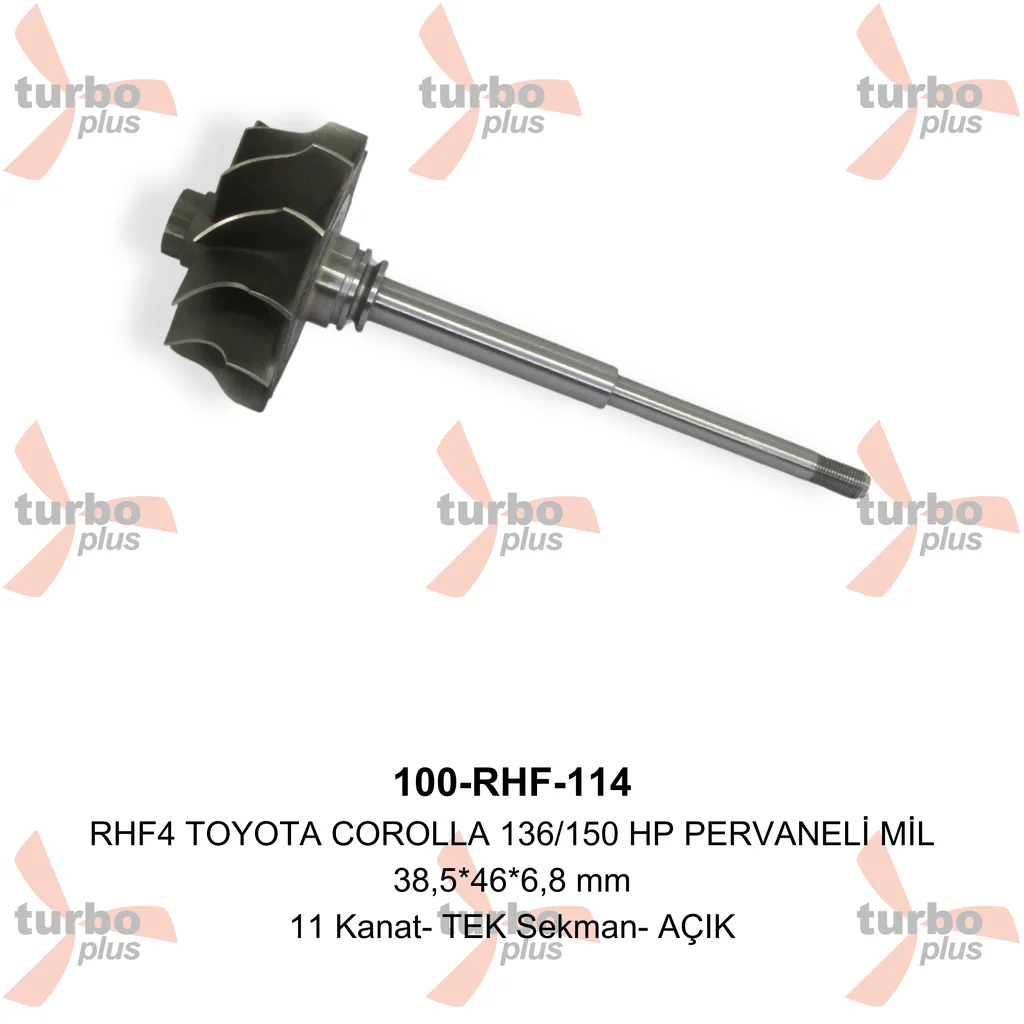 Otobir | RHF4 TOYOTA COROLLA 136/150 HP PERVANELİ MİL