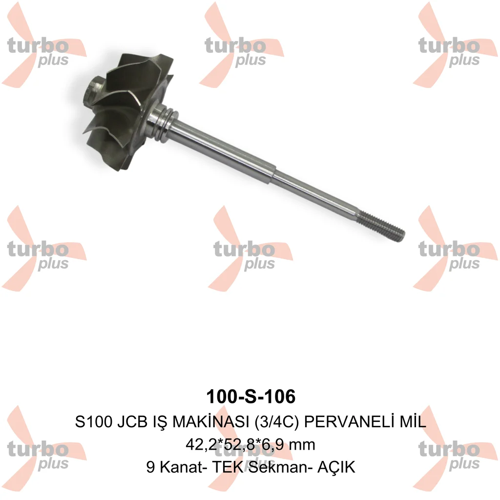 Otobir | S100 JCB IŞ MAKİNASI (3/4C) PERVANELİ MİL
