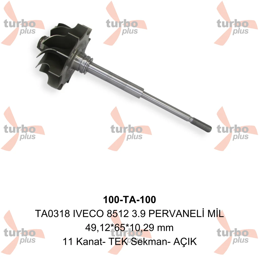 Otobir | TA0318 IVECO 8512 3.9 PERVANELİ MİL