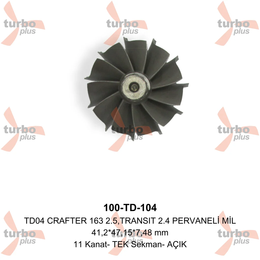 Otobir | TD04 CRAFTER 163 2.5,TRANSIT 2.4 PERVANELİ MİL