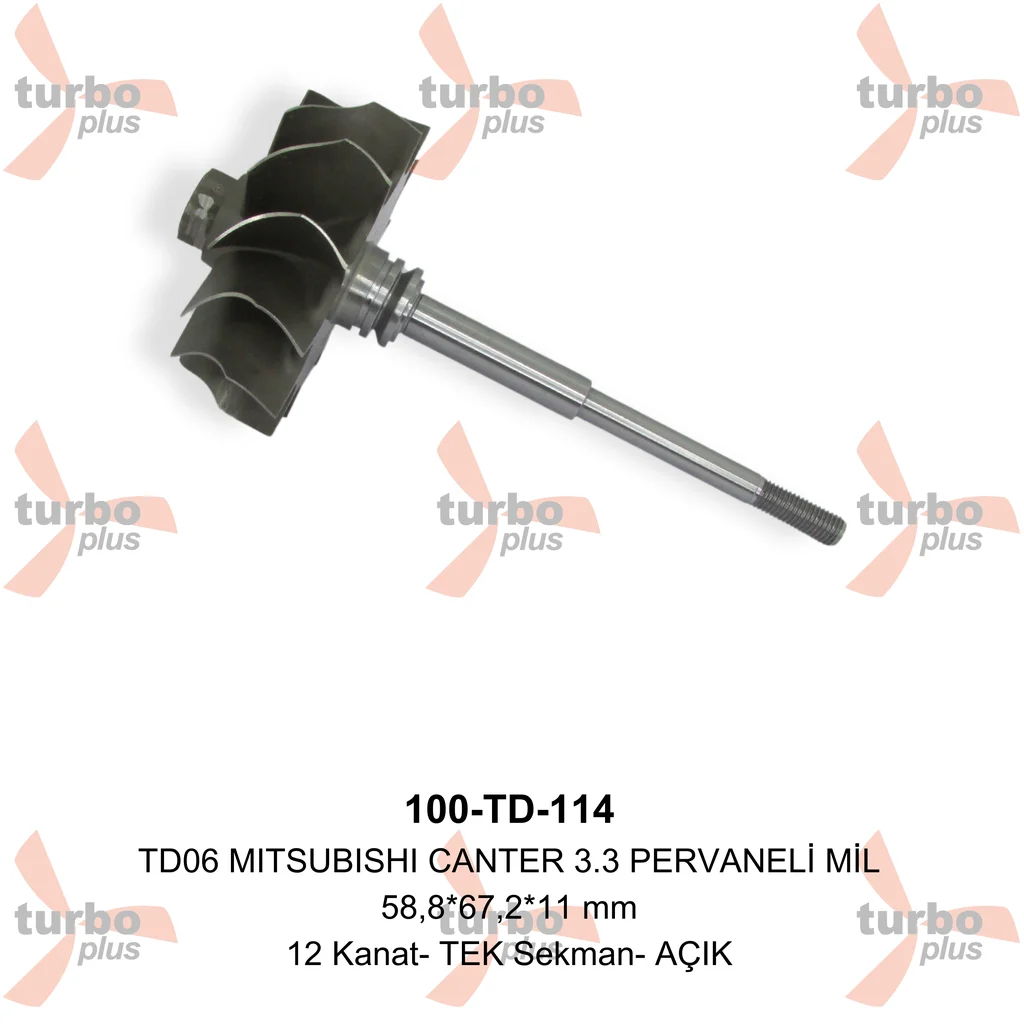 Otobir | TD06 MITSUBISHI CANTER 3.3 PERVANELİ MİL