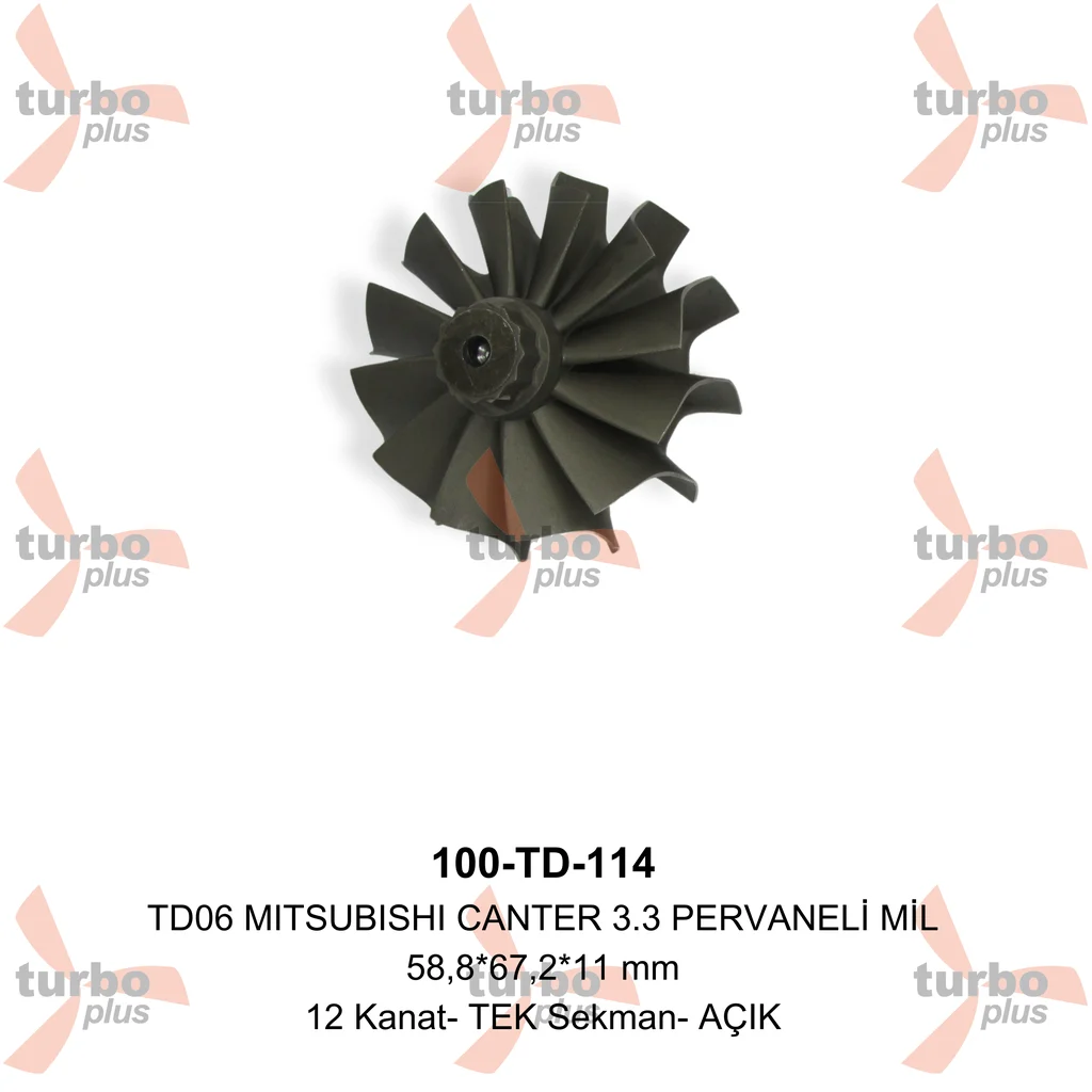 Otobir | TD06 MITSUBISHI CANTER 3.3 PERVANELİ MİL