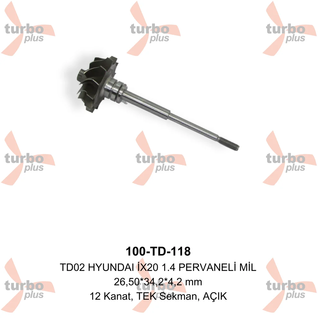 Otobir | TD02 HYUNDAI İX20 1.4 PERVANELİ MİL