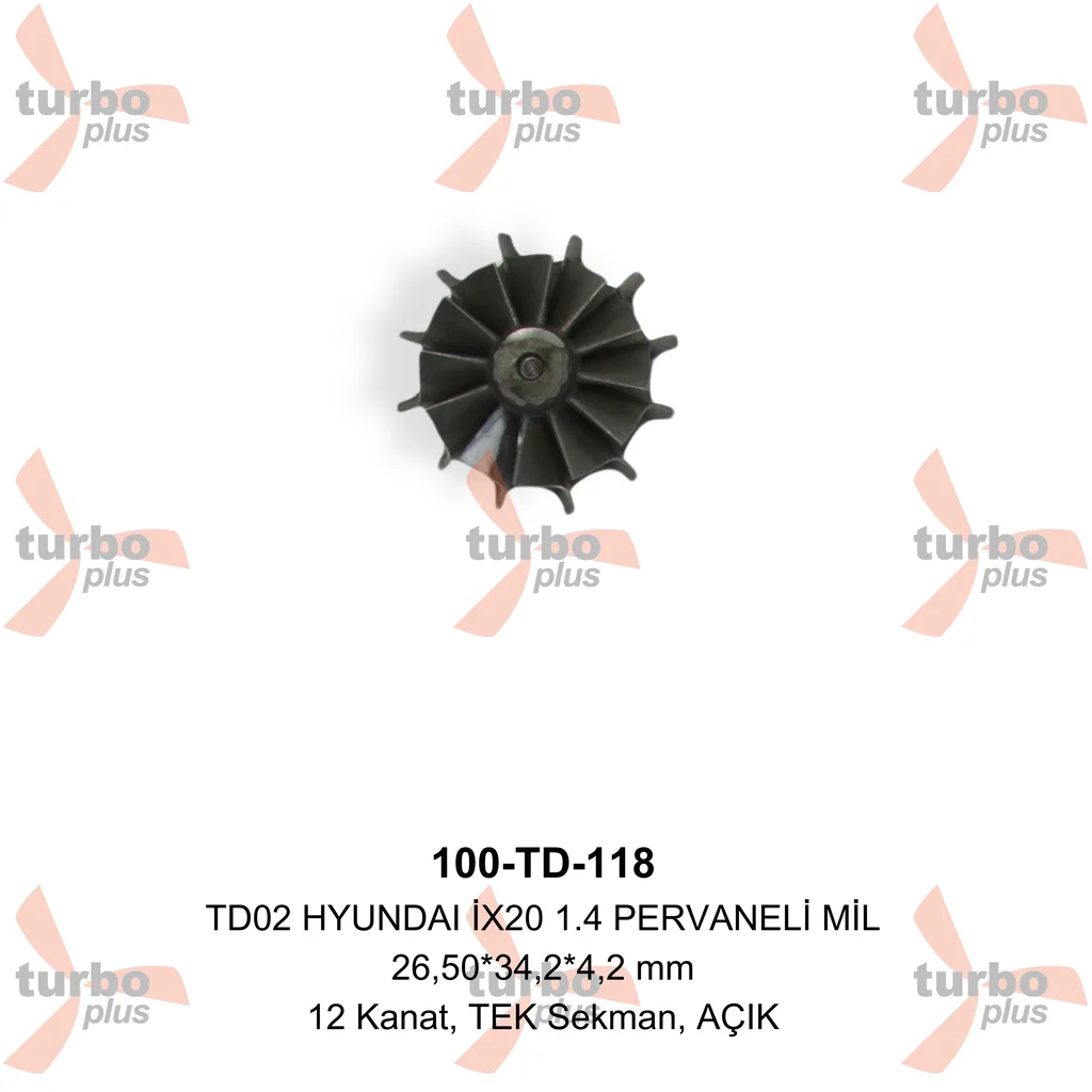 Otobir | TD02 HYUNDAI İX20 1.4 PERVANELİ MİL