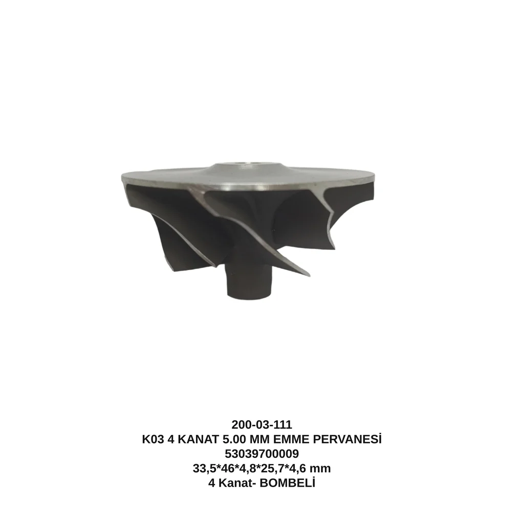 Otobir | K03 4 KANAT 5.00 MM EMME PERVANESİ